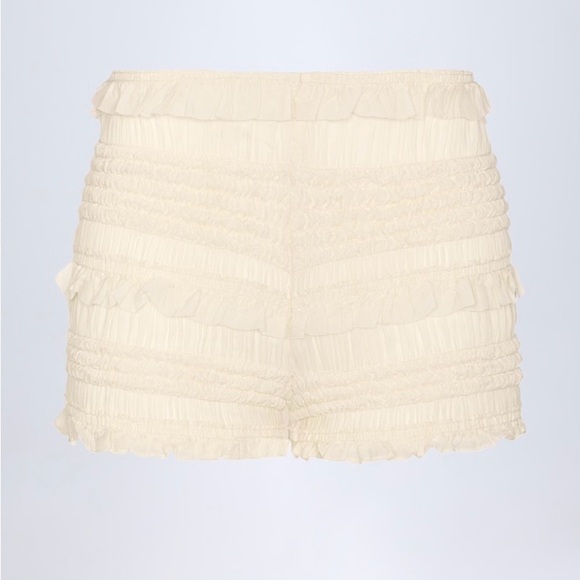 Coachella Festival Outfit - Oh Polly Ruffled Mid-Rise Shorts - Picture 2 of 3
